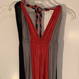 i . oN Halter Dress Black/Medium